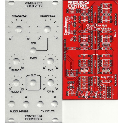 frequency ctl continuum phaser II, kit, euro 12hp (KITFCCPHSEURO12) by synthcube.com